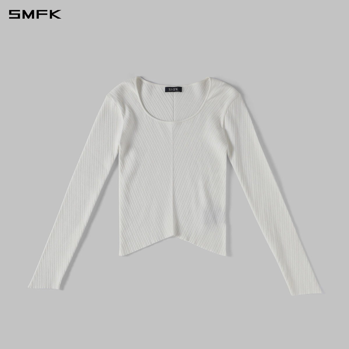 SMFK Myth Seer Knit Pullover Silk+Lenzing Tencel+Cotton Cloud White