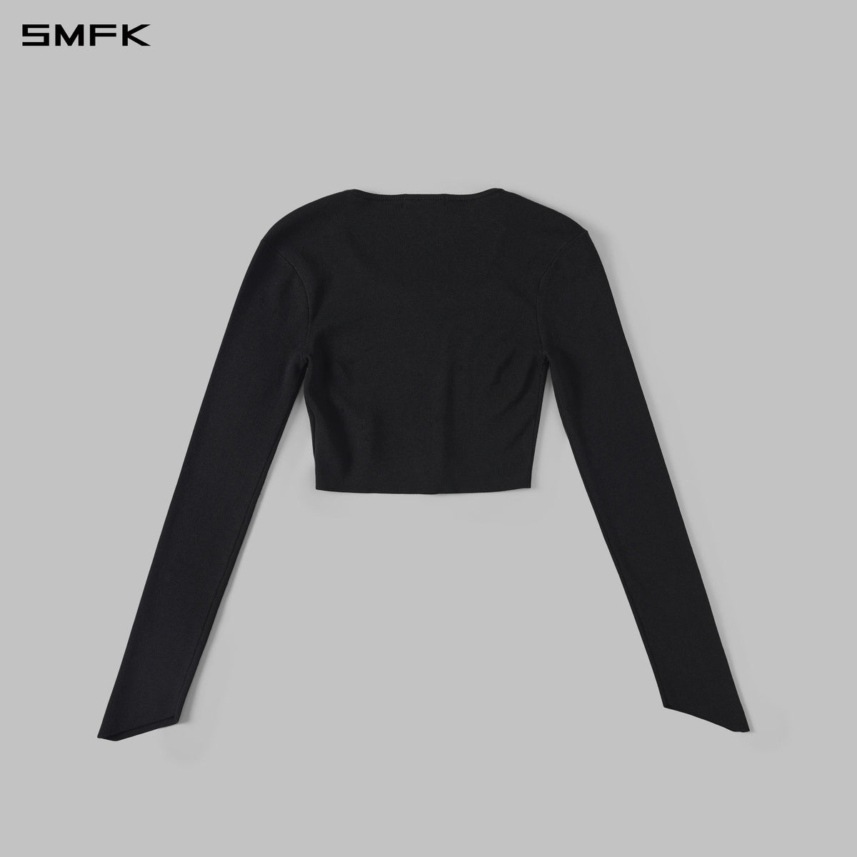 SMFK Myth Siren Evening Short Knit Pullover Tencel+Silk Wild Black