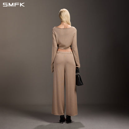 SMFK Myth Seer Chain Short Knit Pullover Tencel+Silk Fresh Skin