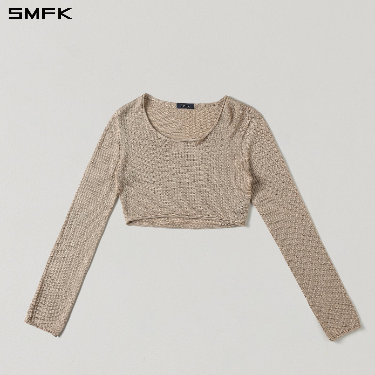 SMFK Myth Seer Chain Short Knit Pullover Tencel+Silk Fresh Skin