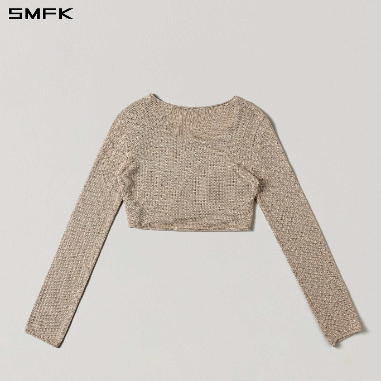 SMFK Myth Seer Chain Short Knit Pullover Tencel+Silk Fresh Skin