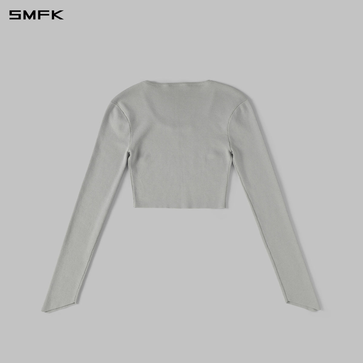 SMFK Myth Siren Evening Short Knit Pullover Tencel+Silk Glacier Grey