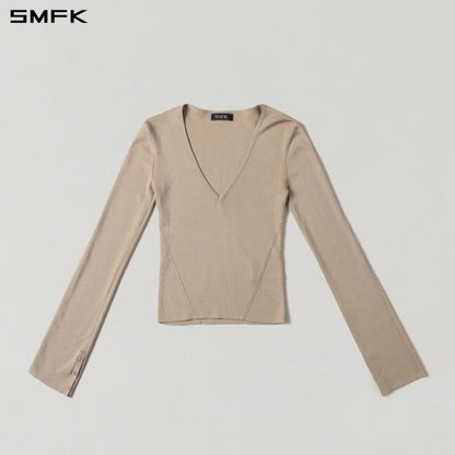 SMFK Myth Siren Evening Slim Knit Pullover Tencel+Silk Fresh Skin