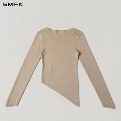 SMFK Myth Aeolus Asymmetry Slim Knit Pullover Tencel+Silk Fresh Skin