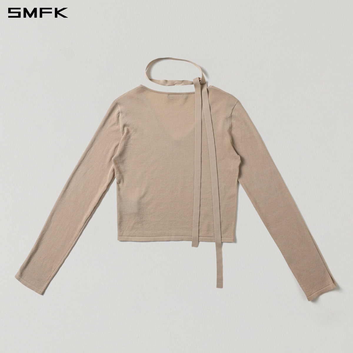 SMFK Myth Siren Rove V-Neck Slim Knit Pullover Acetate+Cotton Fresh Skin