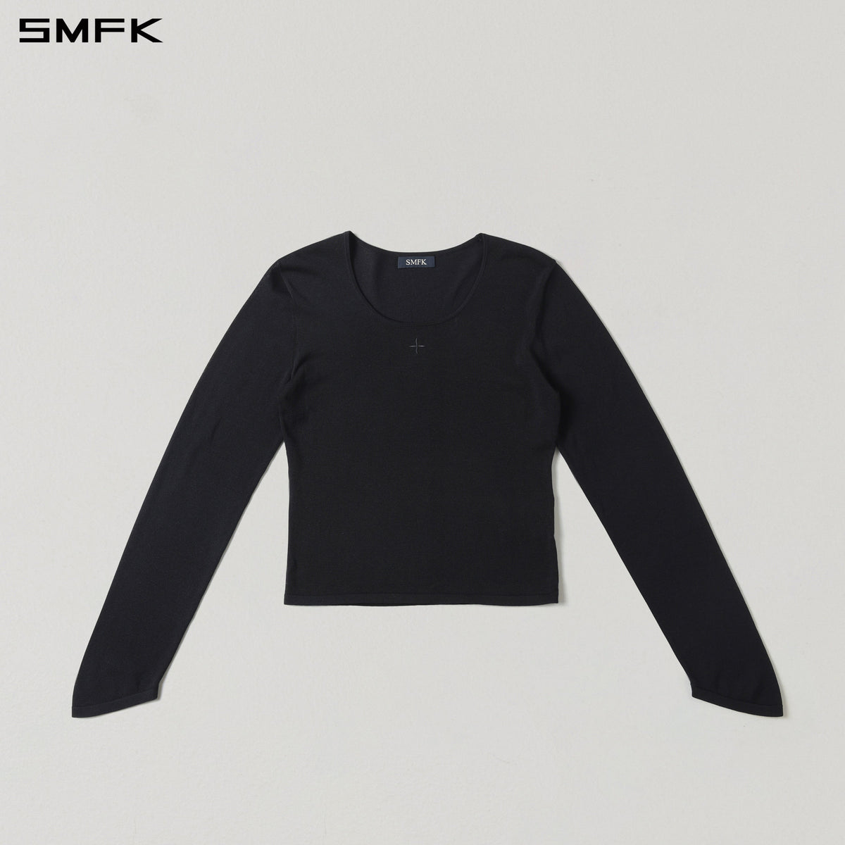 SMFK Myth Aeolus Slim Knit Acetate+Cotton Wild Black