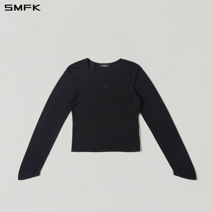 SMFK Myth Aeolus Slim Knit Acetate+Cotton Wild Black