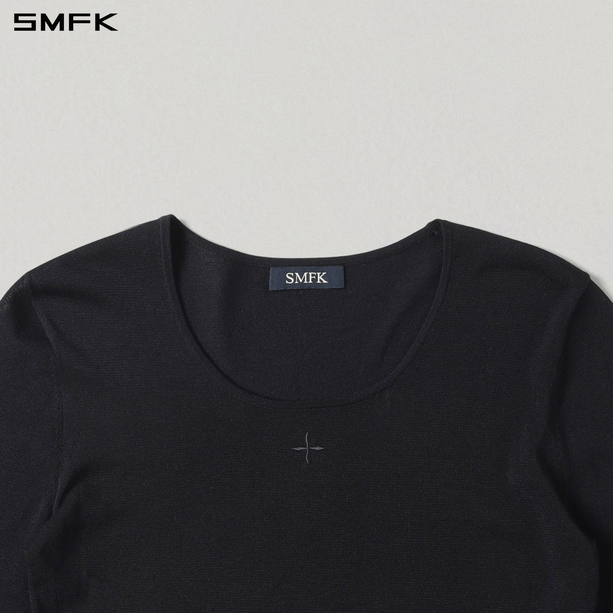 SMFK Myth Aeolus Slim Knit Acetate+Cotton Wild Black