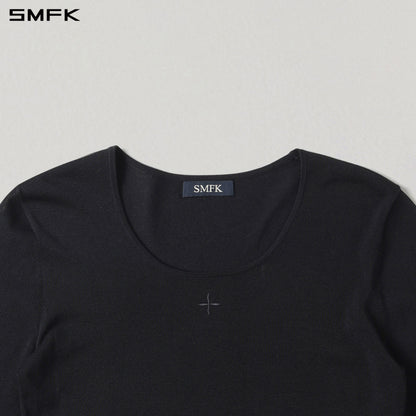SMFK Myth Aeolus Slim Knit Acetate+Cotton Wild Black