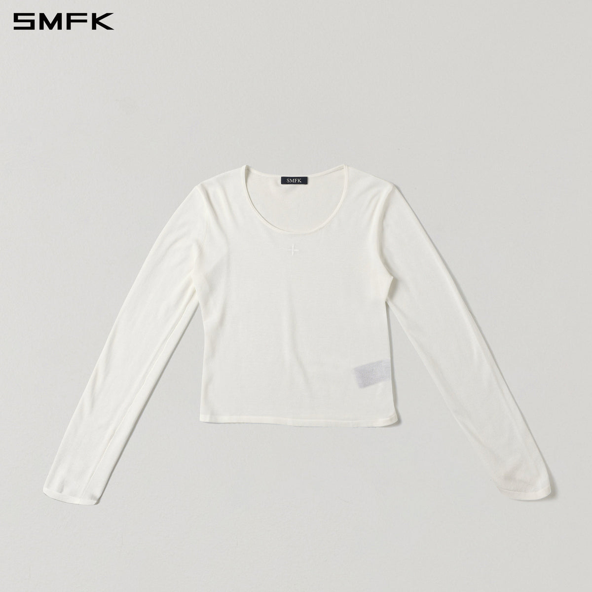 SMFK Myth Aeolus Slim Knit Acetate+Cotton Cloud White