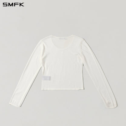 SMFK Myth Aeolus Slim Knit Acetate+Cotton Cloud White
