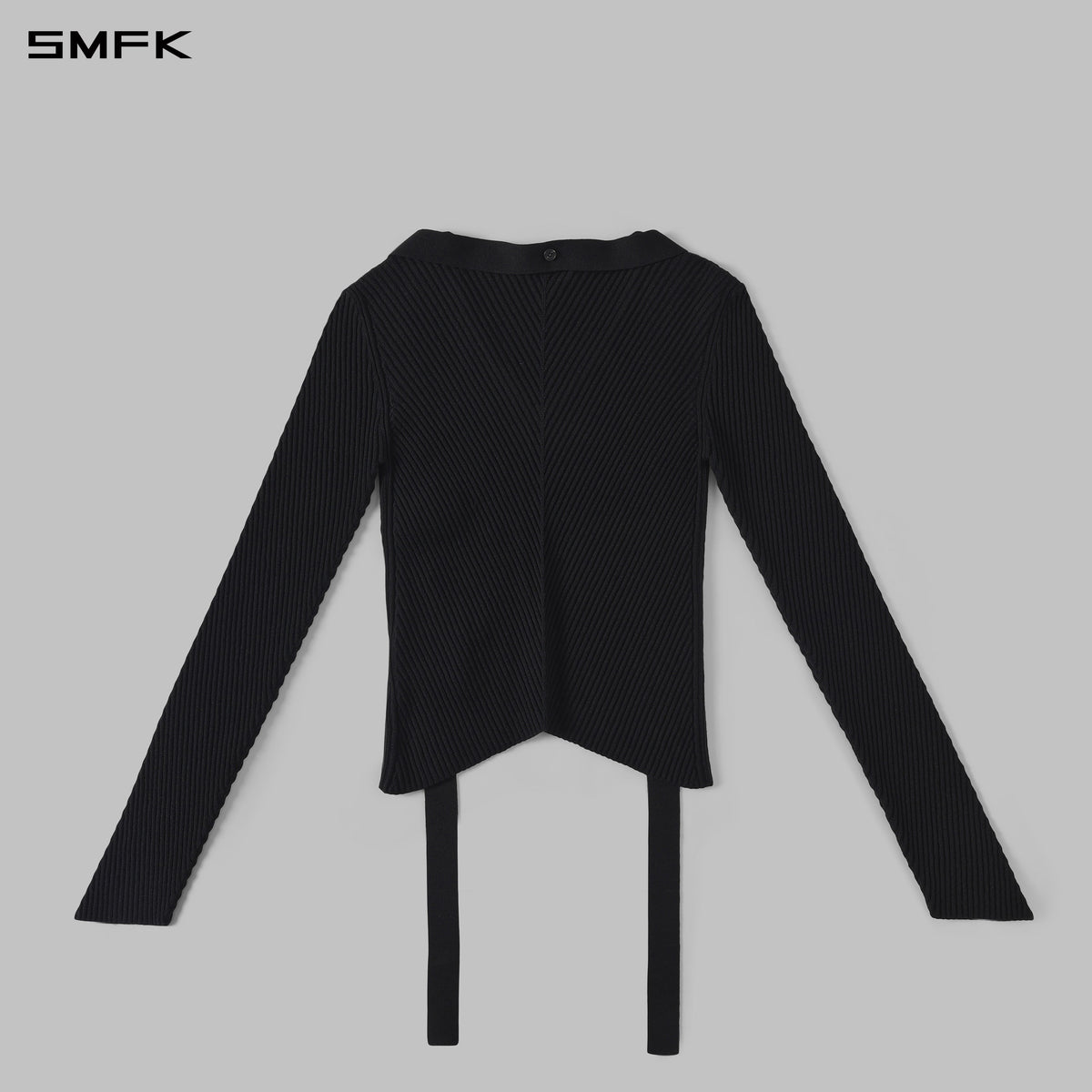SMFK Myth Aeolus Evening Slim Knit Sweater Silk+Lenzing Tencel+Cotton Wild Black
