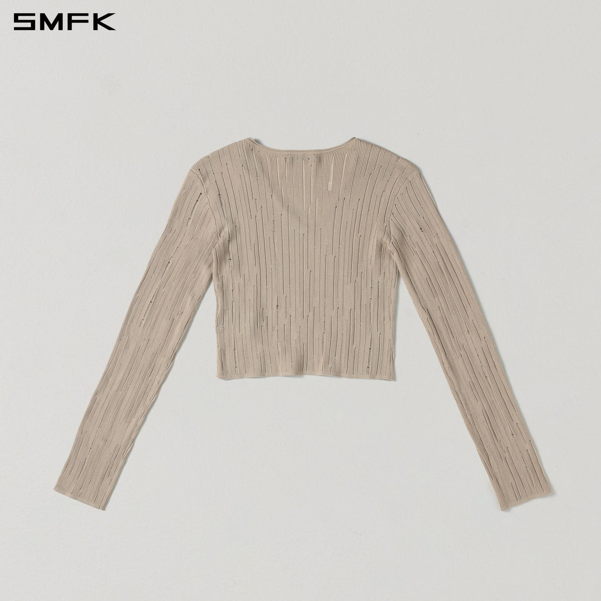 SMFK Mirage Siren Visional Knit Short Pullover Acetate+Cotton Fresh Skin