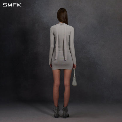 SMFK Myth Aeolus Evening Slim Knit Sweater Silk+Lenzing Tencel+Cotton Glacier Grey