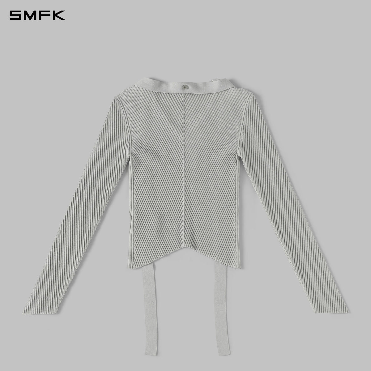 SMFK Myth Aeolus Evening Slim Knit Sweater Silk+Lenzing Tencel+Cotton Glacier Grey