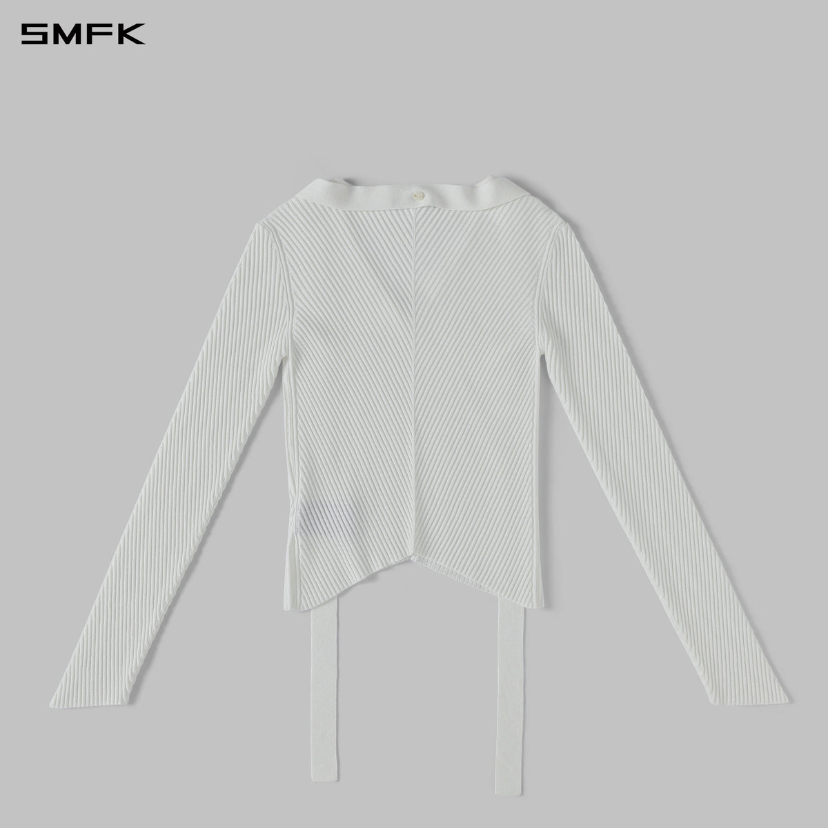 SMFK Myth Aeolus Evening Slim Knit Sweater Silk+Lenzing Tencel+Cotton Cloud White