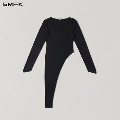 SMFK Myth Siren Evening Pullover Tencel+Silk Wild Black