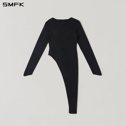 SMFK Myth Siren Evening Pullover Tencel+Silk Wild Black