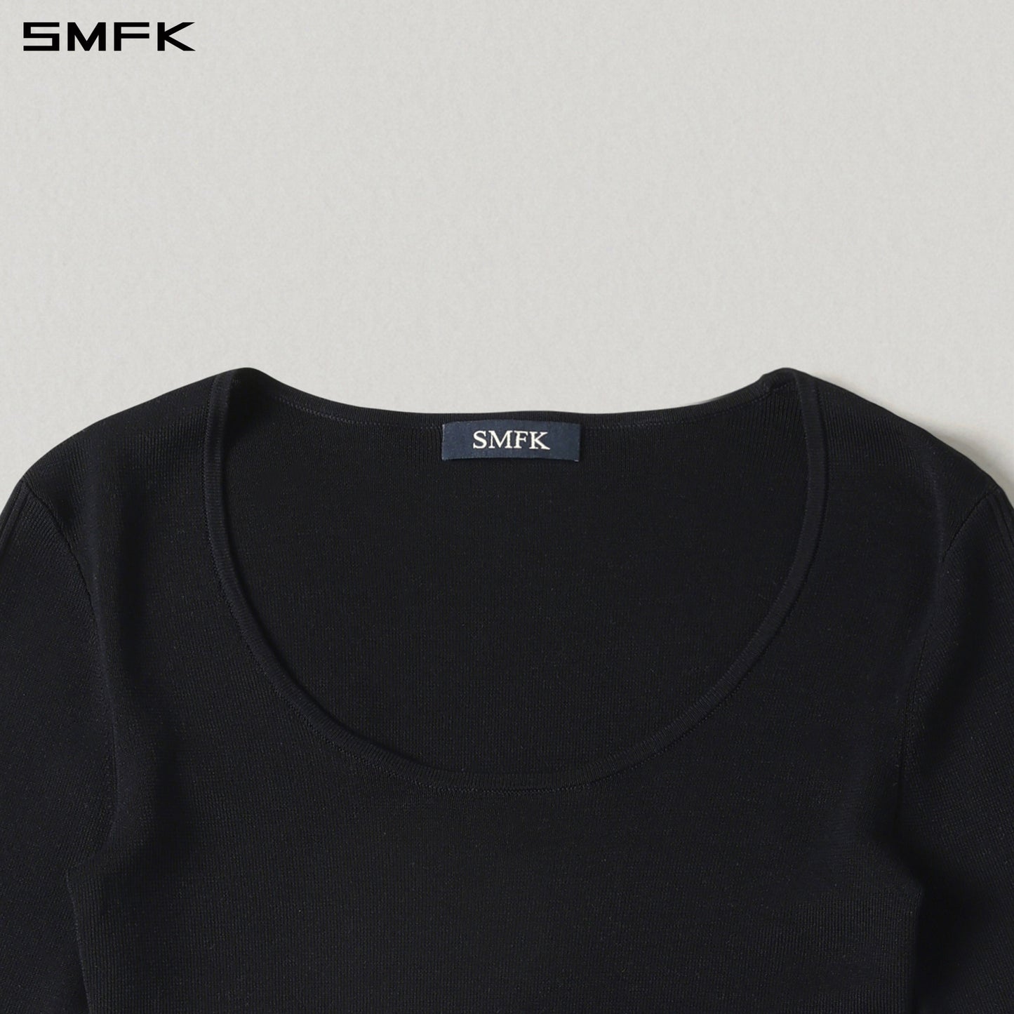 SMFK Myth Siren Evening Pullover Tencel+Silk Wild Black