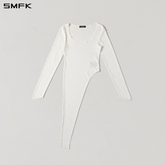 SMFK Myth Siren Evening Pullover Tencel+Silk Cloud White