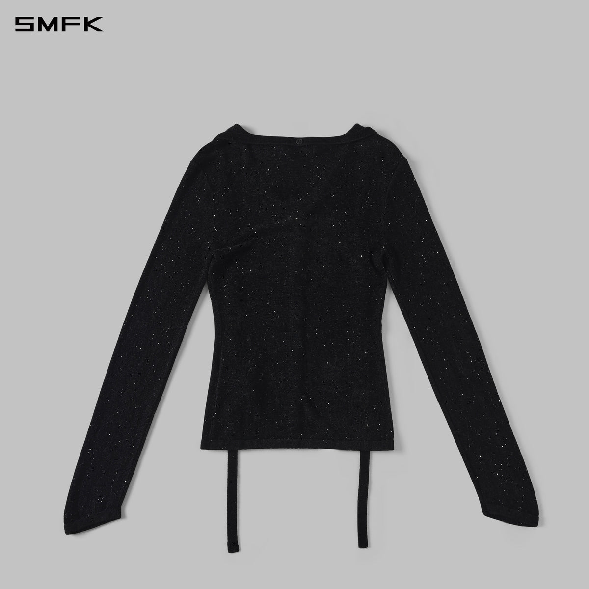 SMFK Myth Siren Galaxy Evening Knit Cardigan Starry Velvet Galaxy Black