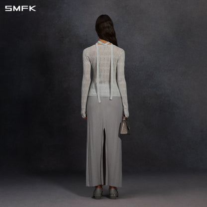 SMFK Myth Siren Evening Knit Cardigan Metallic Yarn Aurora Sliver
