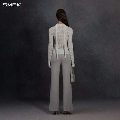 SMFK Myth Siren Aurora Evening Slim Knit Shirt Metallic Yarn Aurora Sliver