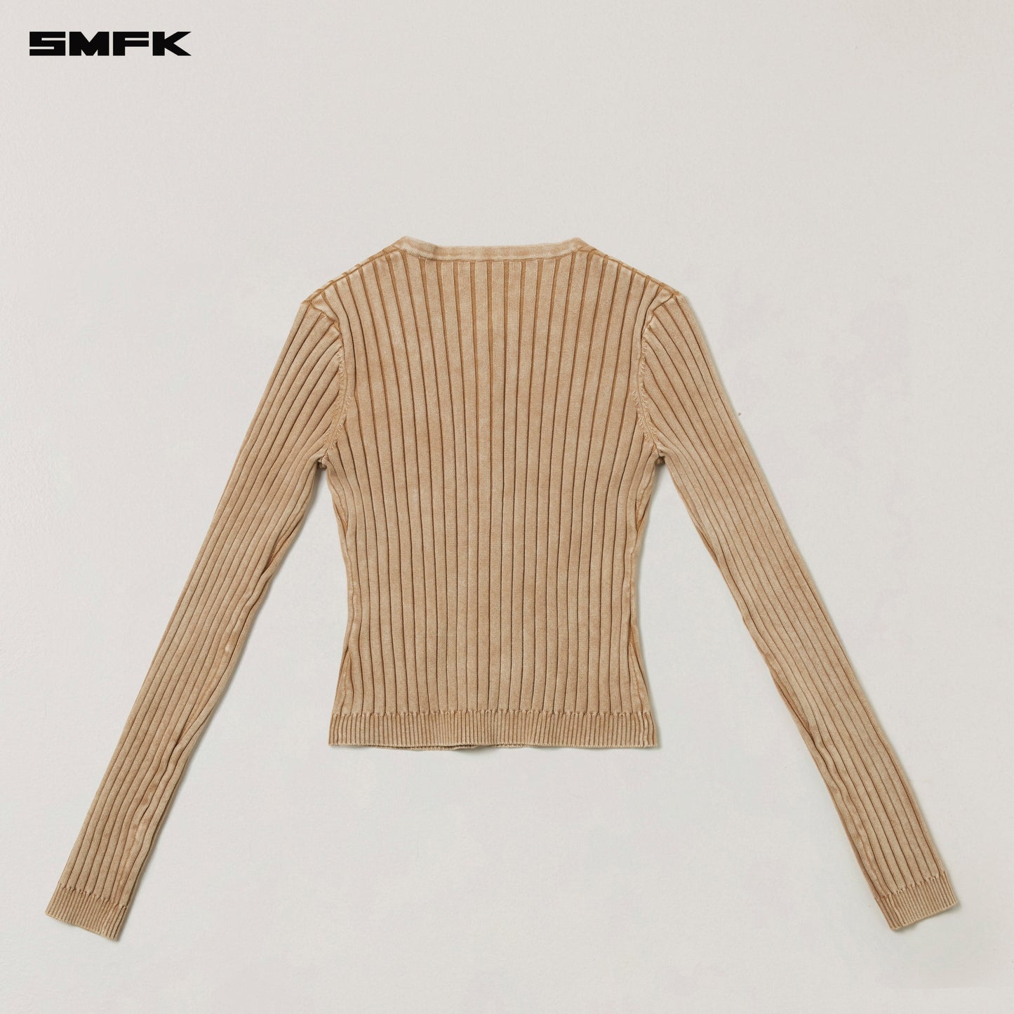 SMFK Vintage-Savage Knit Cardigan/Stone Wash Vanish Sand
