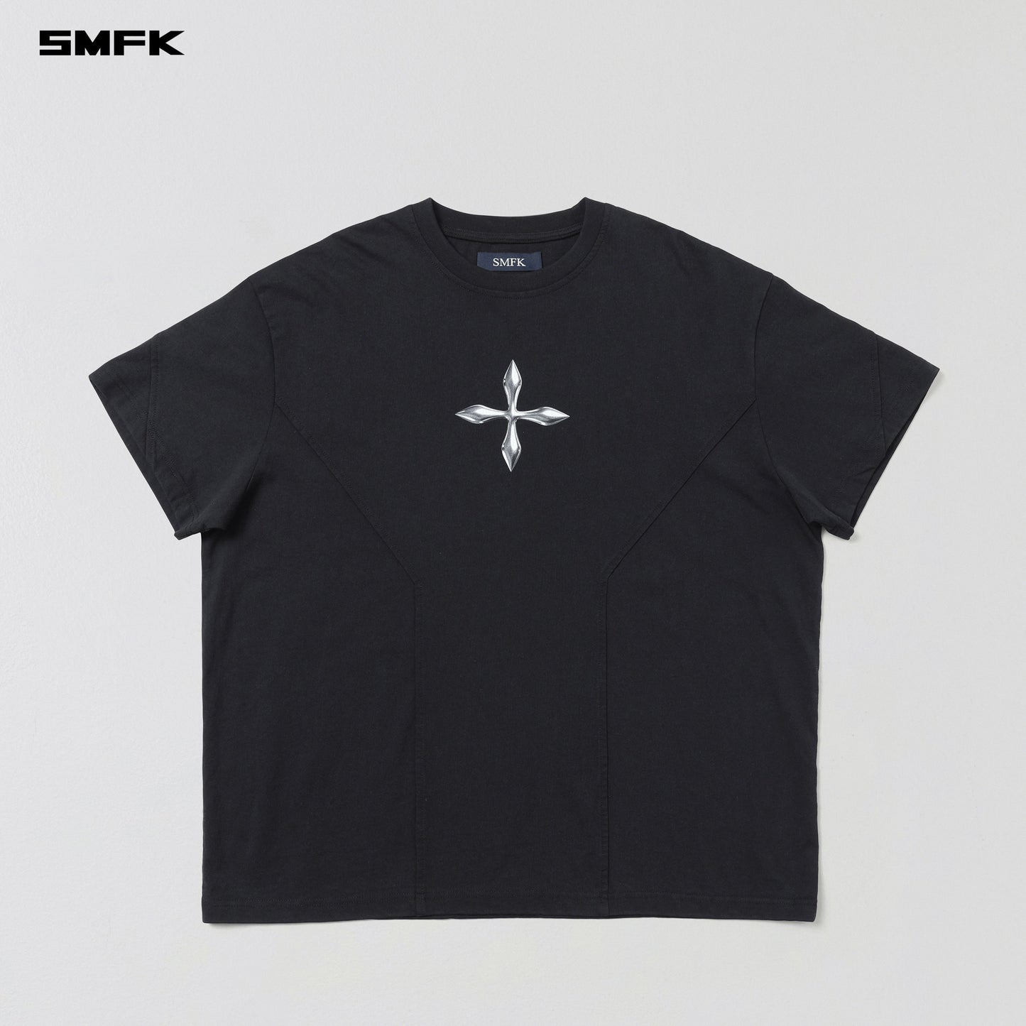 SMFK Future Reflection Loose Tee Cotton Wild Black
