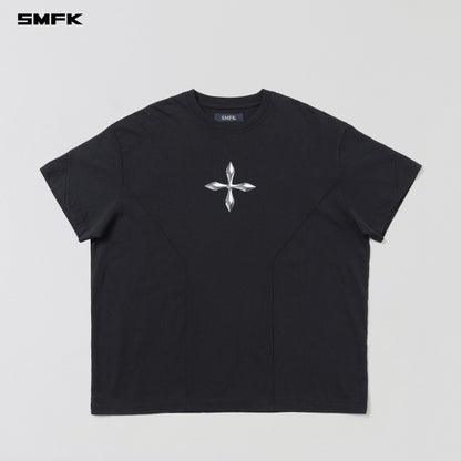 SMFK Future Reflection Loose Tee Cotton Wild Black
