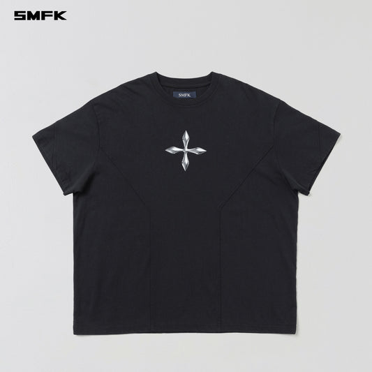 SMFK Future Reflection Loose Tee Cotton Wild Black