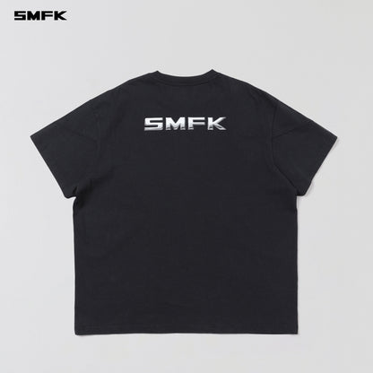 SMFK Future Reflection Loose Tee Cotton Wild Black