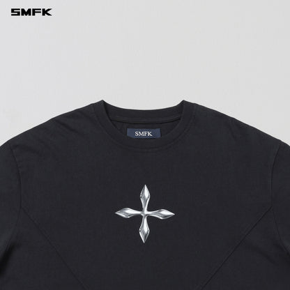 SMFK Future Reflection Loose Tee Cotton Wild Black