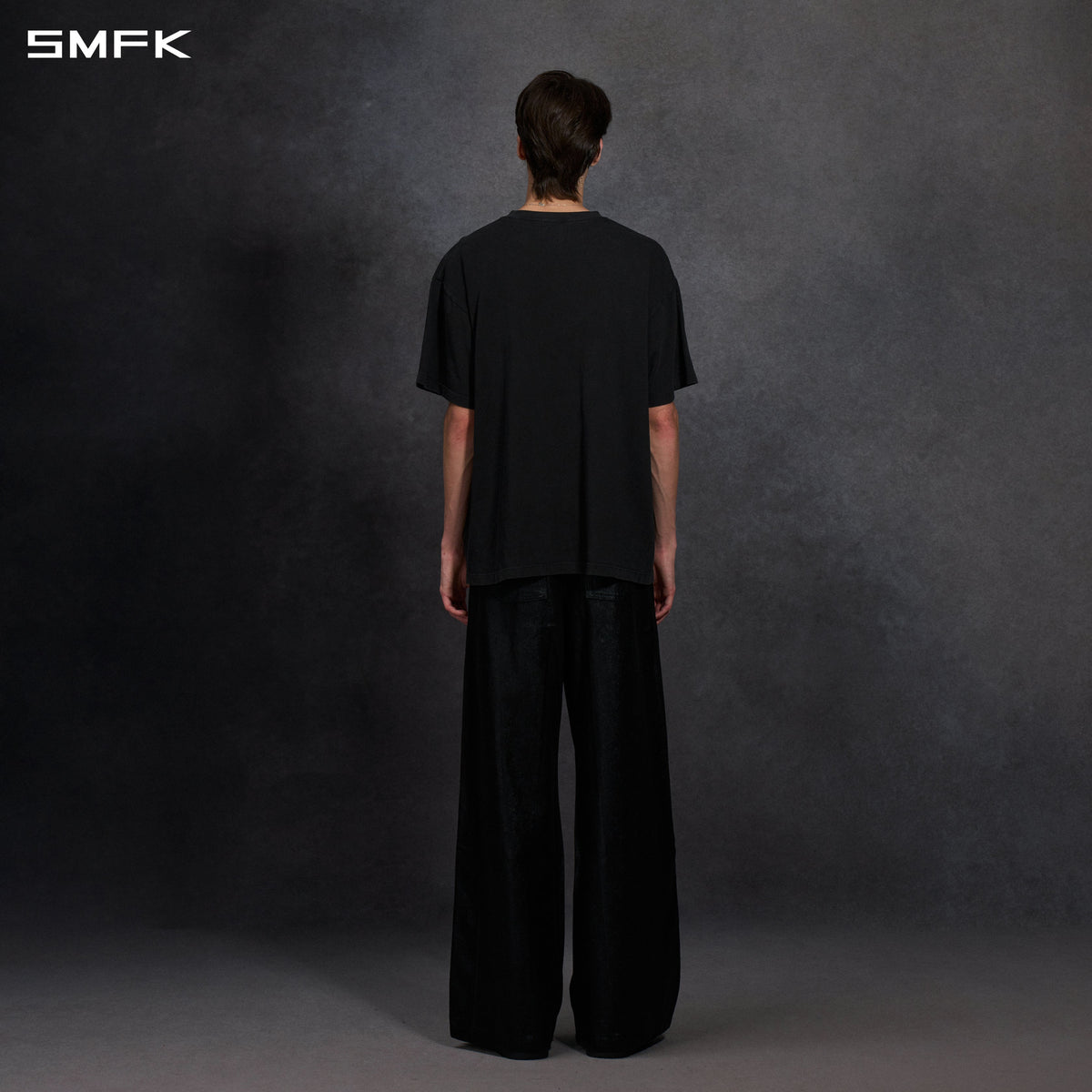 SMFK Vintage Guernica Compass Loose Tee/U Wild Black