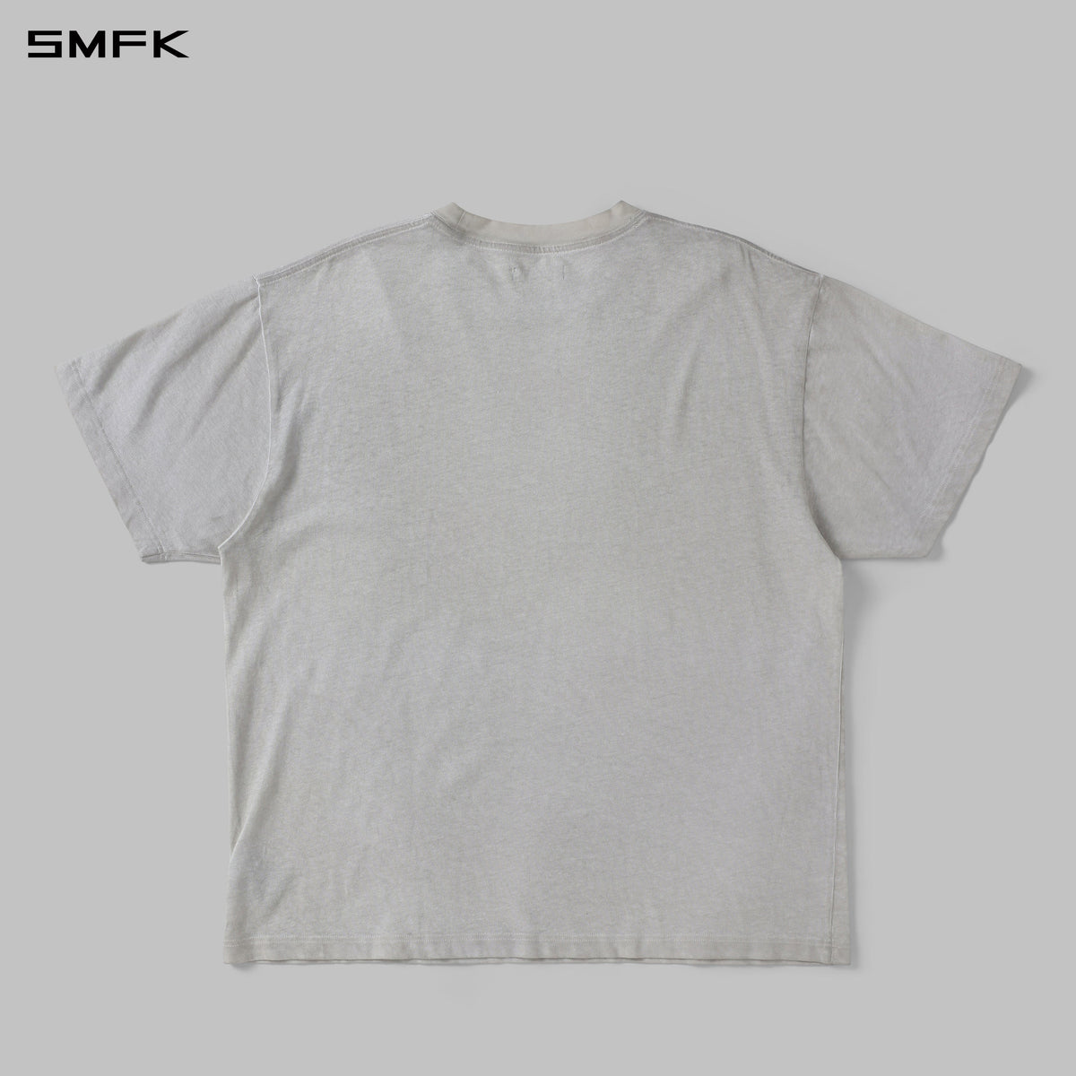 SMFK Vintage Guernica Compass Loose Tee/U White Grey