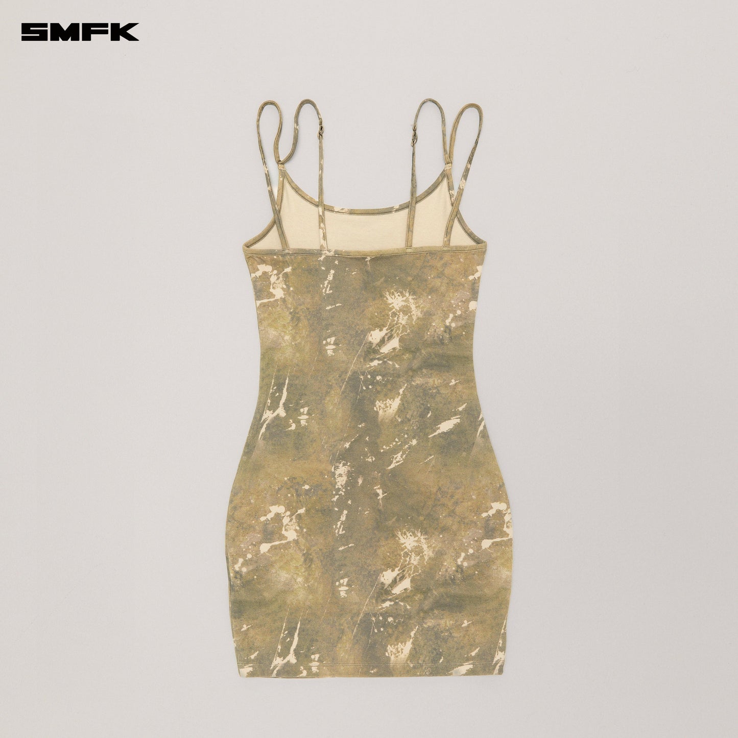 SMFK Vintage Hurricane Fade Short Dress Hurricane Camouflage