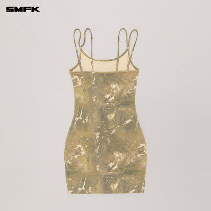 SMFK Vintage Hurricane Fade Short Dress Hurricane Camouflage