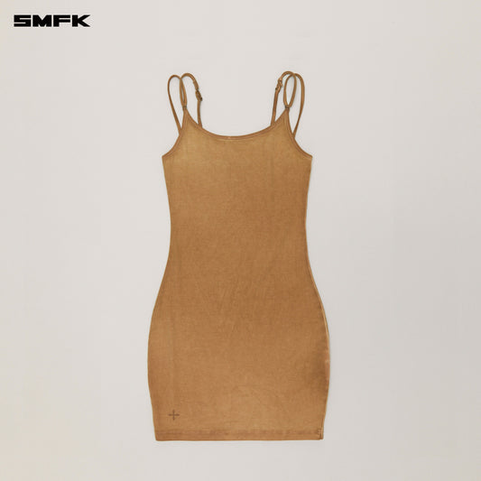 SMFK Vintage Hurricane Fade Short Dress Fading Desert