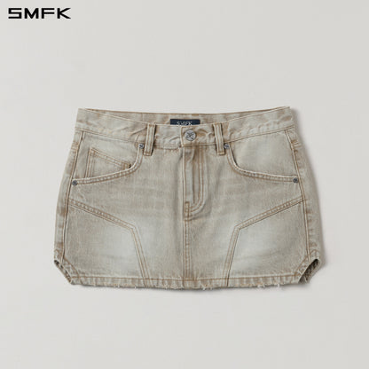 SMFK Compass Mirage Mode Denim Short Skirt Fresh Skin