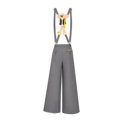 13DE MARZO Tailor Bear Ruler Overall Grey