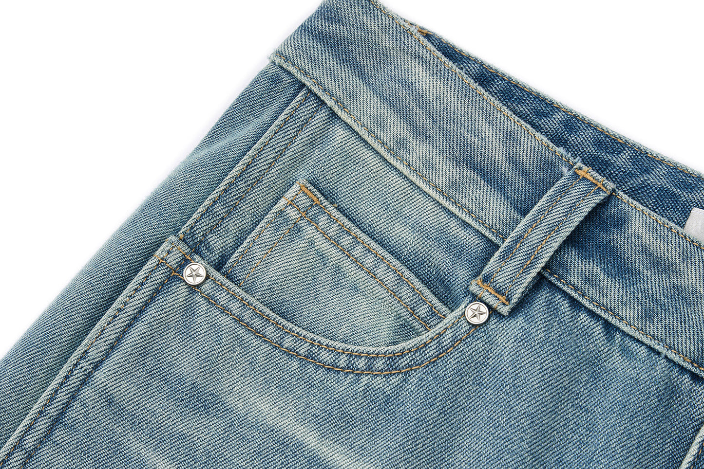 13DE MARZO Luminous Bear Star Jeans Blue
