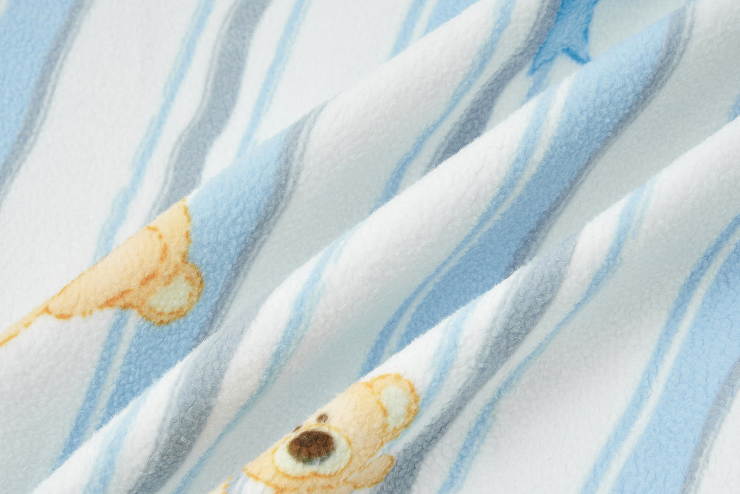 13DE MARZO Marzo Valley Fleece Print Jacket Blue