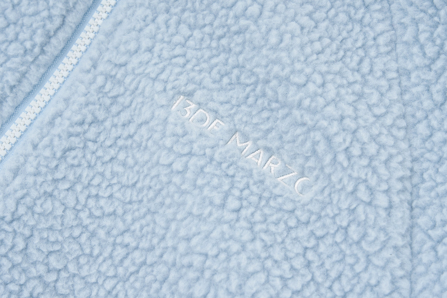 13DE MARZO Marzo Valley Fleece Print Jacket Blue