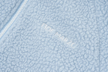13DE MARZO Marzo Valley Fleece Print Jacket Blue