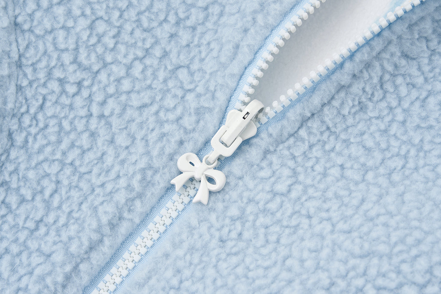 13DE MARZO Marzo Valley Fleece Print Jacket Blue