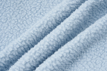13DE MARZO Marzo Valley Fleece Print Jacket Blue