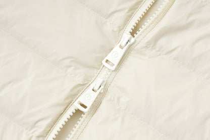 13DE MARZO Doozoo Quilted Down Jacket Beige