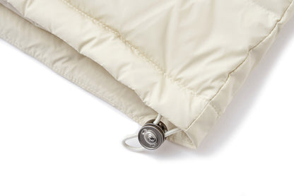 13DE MARZO Doozoo Quilted Down Jacket Beige