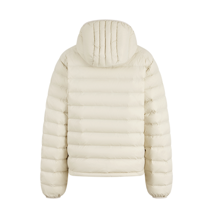 13DE MARZO Doozoo Quilted Down Jacket Beige