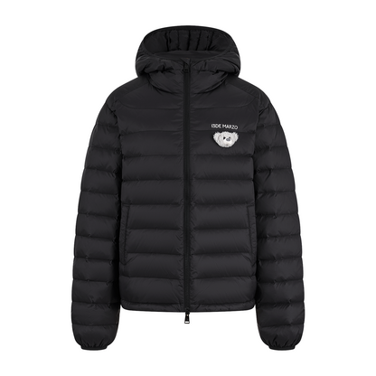 13DE MARZO Doozoo Quilted Down Jacket Black